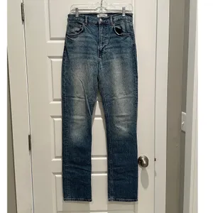 Reformation Liza High Rise Straight Long Jeans Size 28 Palermo Denim‎ thumbnail 2