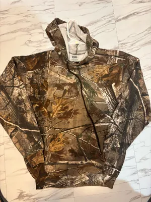 Camo Hoodie Brown Size M thumbnail 1