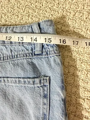 Rewash Light Wash Wide-Leg Jeans thumbnail 4