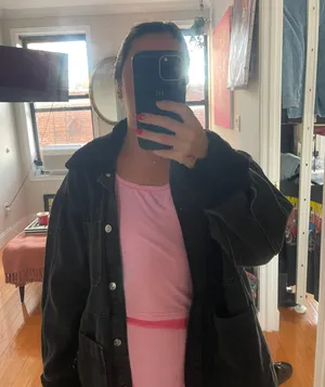 Hennes & Mauritz Black Jean Jacket thumbnail 5