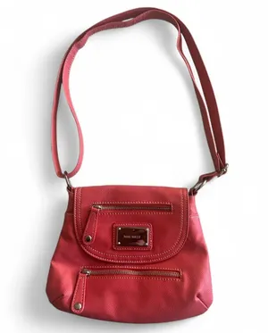 Nine West Crossbody Bag Tangerine Faux Leather thumbnail 1