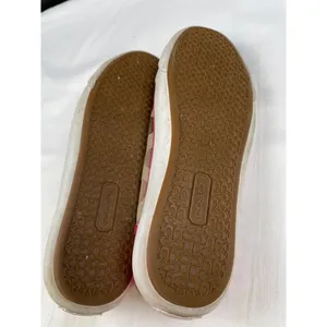 Coach Women's Metallic Pink /Tan Canvas Sneakers/ Shoes Size 7B SKU 4246 thumbnail 9