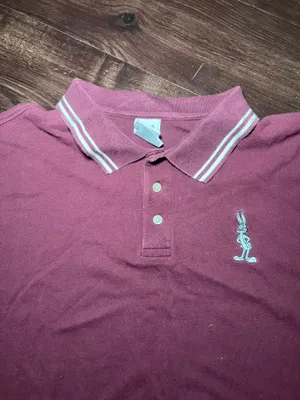 Warner Bros. Looney Tunes Bugs Bunny Polo Size XL thumbnail 3