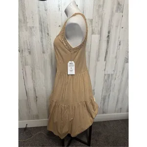 Tan maxi summer dress Tan Size XS thumbnail 3