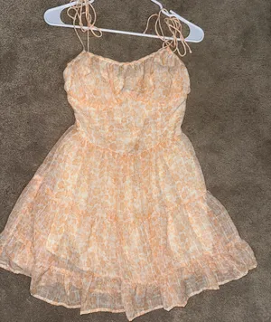 Orange Dress Size XS thumbnail 1