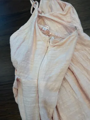 PacSun Lottie Moss Pastel Pink Ruffle Wrap Mini Dress - Size XS - C33-083 thumbnail 9