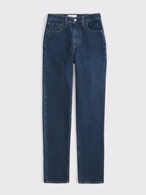 Abercrombie 90’s curve love straight jean dark marble 29 thumbnail 2