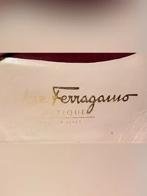 Salvatore Ferragamo Women’s Size 5.5 Vintage Boutique Red Ribbed Flats Italy thumbnail 7
