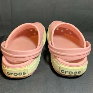 Crocs Crocband II Women 7 Men 5 Light Petal Pink Graphite Clog Slip On Shoe thumbnail 6