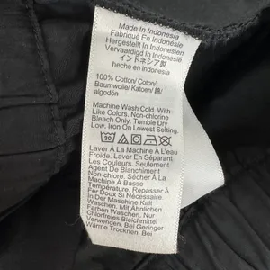 Madewell Pull-On Barrel-Leg Utility Pants in Poplin Cotton Black Wide Leg XL NWT thumbnail 12