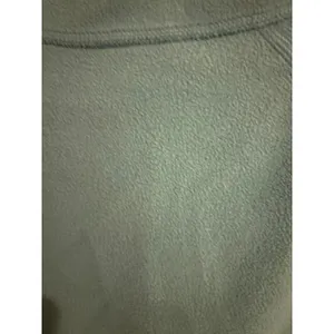LL Bean Womens Teal Blue Quarter Zip Fleece Pullover Jacket Medium Pocket thumbnail 5