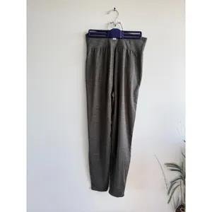 Vuori Womens‎ Heathered Charcoal Gray Pleated High Rise Tapered Joggers Pants thumbnail 3