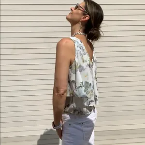 Philosophy Floral Ruffle Top thumbnail 6