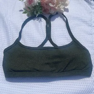 Calme Ease Cross Back Activewear Sports Bra Size XS Greenish thumbnail 1