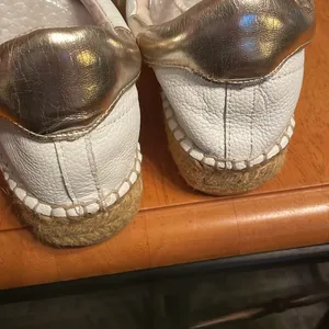 Steve By Steve Madden Espadrille Platform Sneakers 7.5 White Pappy thumbnail 5