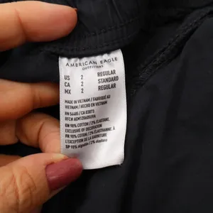 American Eagle Cargo Jogger Womens 2 Regular Black Stretch Utility Excellent thumbnail 3