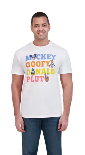NWT! Disney Mickey & Friends Adult Disney Family T-shirt Embroidered Size XL thumbnail 1