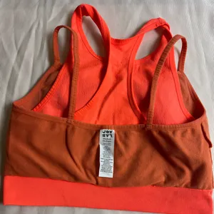 JoyLab Neon Orange High-Neck Racerback Sports Bralette thumbnail 6