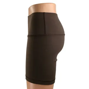 Aritzia TNA Brown High Rise Yoga Workout Gym Running Athletic Biker Shorts Sz S thumbnail 2