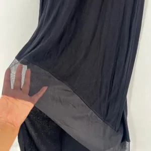 BCBGMAXAZRIA Alisanne Size L Black Sleeveless Asymmetrical‎ Hem Dress Whimsygoth thumbnail 6
