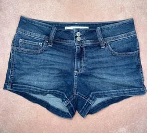 Hollister Low Rise Shortie Short Denim Shorts thumbnail 1