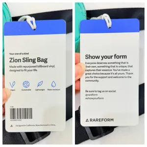 NEW RAREFORM Zion Sling Bag Fanny Pack Zipper Pouch Adjustable Belt Green Blue thumbnail 6