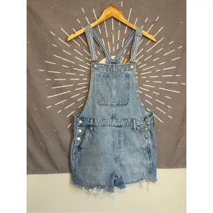 Madewell Adirondack Short Overalls in Phillips Wash thumbnail 4