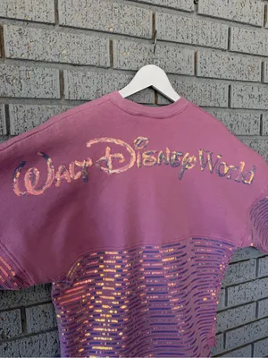 Disney World 50th Anniversary Sequin Spirit Jersey Sweatshirt Sparkle Size XS thumbnail 7