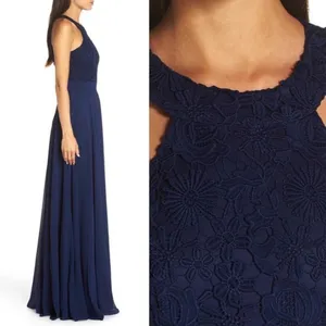 Lulus ✨ Picture Perfect Navy Blue Lace Maxi Dress✨ thumbnail 5