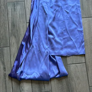 Elegant Purple Strapless Dress thumbnail 10