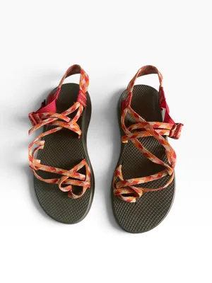 Chaco Z/Cloud X Strappy Hiking Sandals Standard Peach Orange Women's thumbnail 4