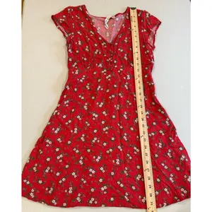 Sabrina Carpenter x Aeropostale Mini Dress XS Ditsy Floral Travel Preppy Concert thumbnail 5