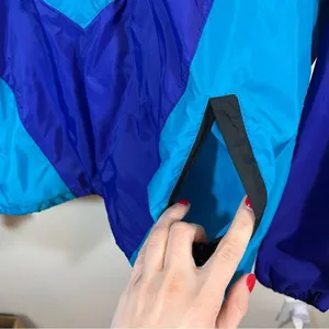 Vintage Nike Windbreaker Purple Blue Medium‎ Gray Tag thumbnail 6