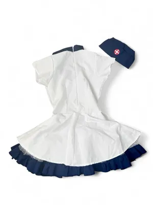 Retro Nurse Costume Dress thumbnail 3