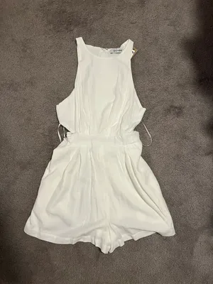 These Three Boutique White Romper thumbnail 3