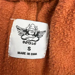 Boys Lie Sweatpants Womens Small Orange Play Devils Advocate Graphic Joggers thumbnail 8