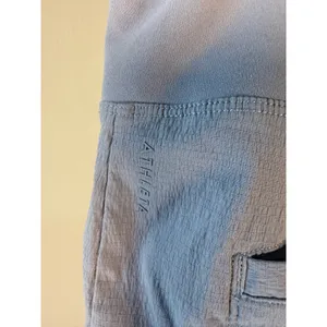 Athleta‎ Trekkie North Hiking Shorts Gray Ripstop Zip Pocket Size 14 thumbnail 4
