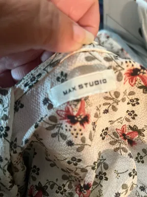 Max Studio Pink Floral Ruffle Wrap High-Low Dress size large (rm86) thumbnail 7