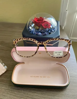 Kate Spade Tabby 50MM Square Reading Glasses 1.0 new with case/clothes thumbnail 5