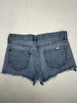 Gap 1969‎ Best Girlfriend Denim Cutoff Shorts Women’s 28 Distressed Raw Hem thumbnail 2