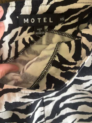 Motel Rocks Zebra Mini Skirt thumbnail 3