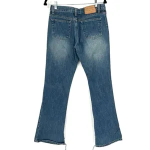 Vintage Y2K American Eagle Outfitters Women's Bootcut Jeans Blue Denim‎ Size 4 thumbnail 4