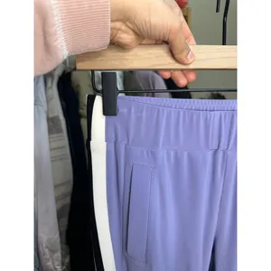Norma Kamali x REVOLVE Side Stripe Joggers Pants Size XS‎ Violet Purple thumbnail 10