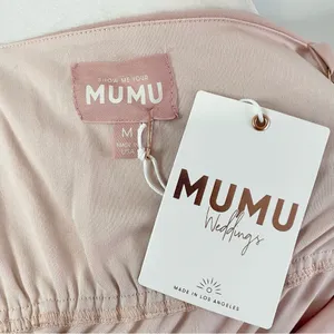 Show Me Your Mumu New Liz Maxi Bridesmaid Dress Dusty Blush Pink Size Medium thumbnail 15