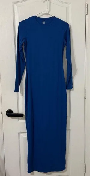 Skims Fits Everybody Long Sleeve Crewneck Dress L thumbnail 6