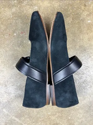M. Gemi Adelina Black Genuine Suede and Leather Buckle Mary Jane Size: 36 (US 6) thumbnail 4