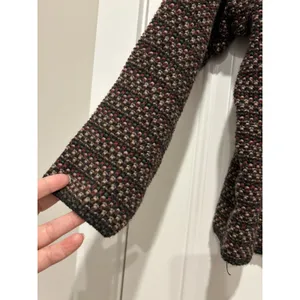 Vintage Express Tricot Sweater Womens large Striped Knit Pullover Made USA 90s thumbnail 5
