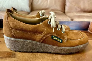 Vintage 70’s Grizzlies Suede Chukka Wedge Shoes thumbnail 1