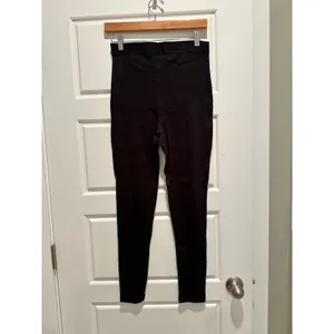 Calvin Klein‎ Womens Black Cotton Stretch Rib Leggings QS7220-002 Size M NWT thumbnail 5