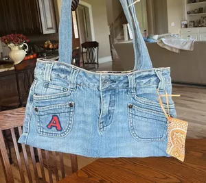 Auburn University Denim Purse Jean Bag New thumbnail 3